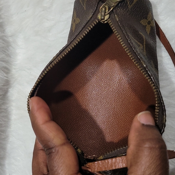 Auth Louis Vuitton Papillon Pouch vtg - Picture 13 of 16